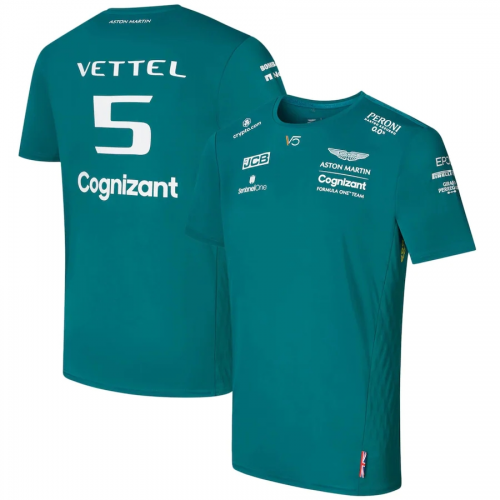 Aston Martin Cognizant F1 Team Sebastian Vettel Driver T-Shirt 2022