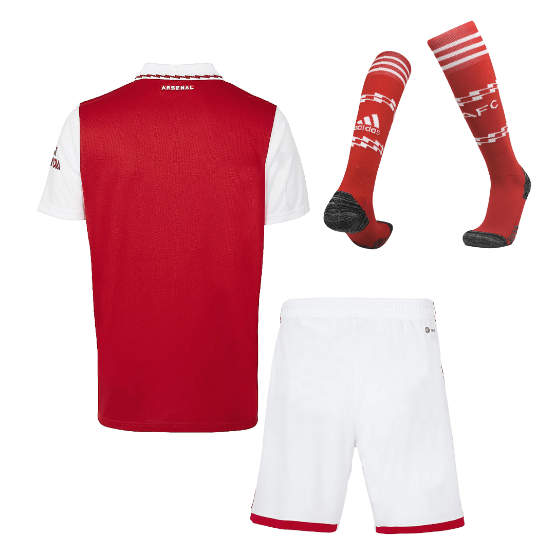 Arsenal Soccer Jersey Home Whole Kit(Jersey+Shorts+Socks) Replica 2022/23