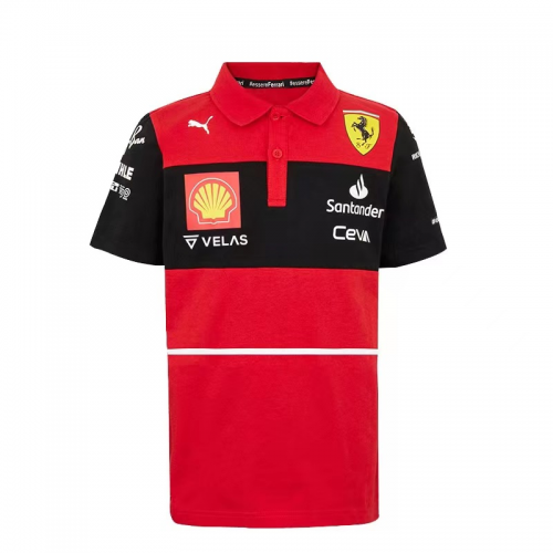 Scuderia Ferrari F1 Racing Team Polo #16 Red 2022