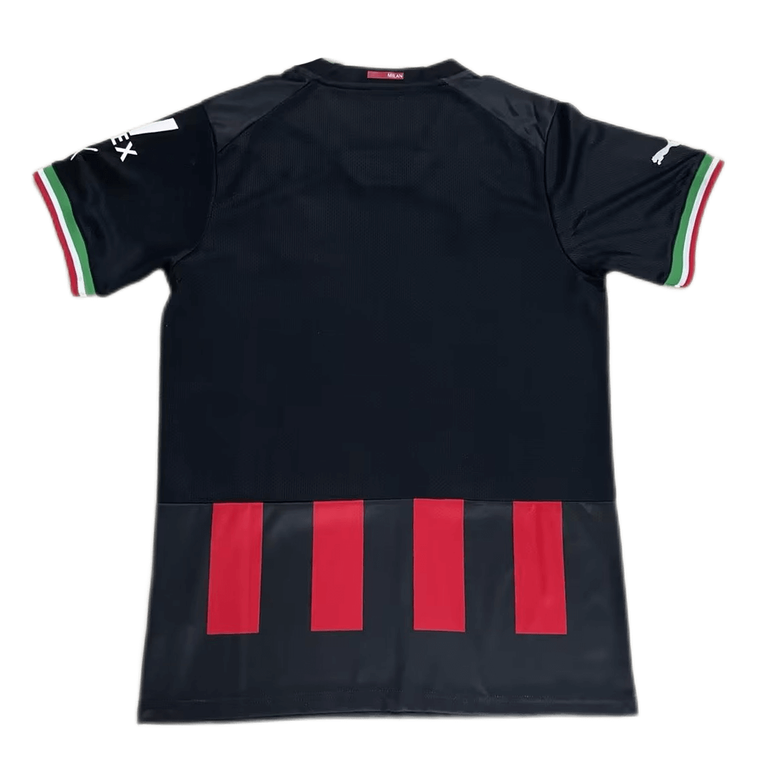 AC Milan Soccer Jersey Home Kit(Jersey+Shorts) Replica 2022/23