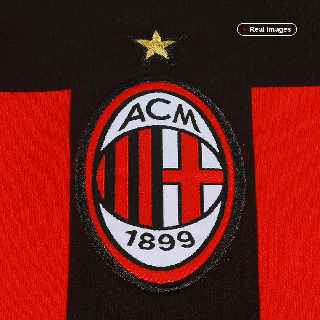 AC Milan Soccer Jersey Home Kit(Jersey+Shorts) Replica 2022/23