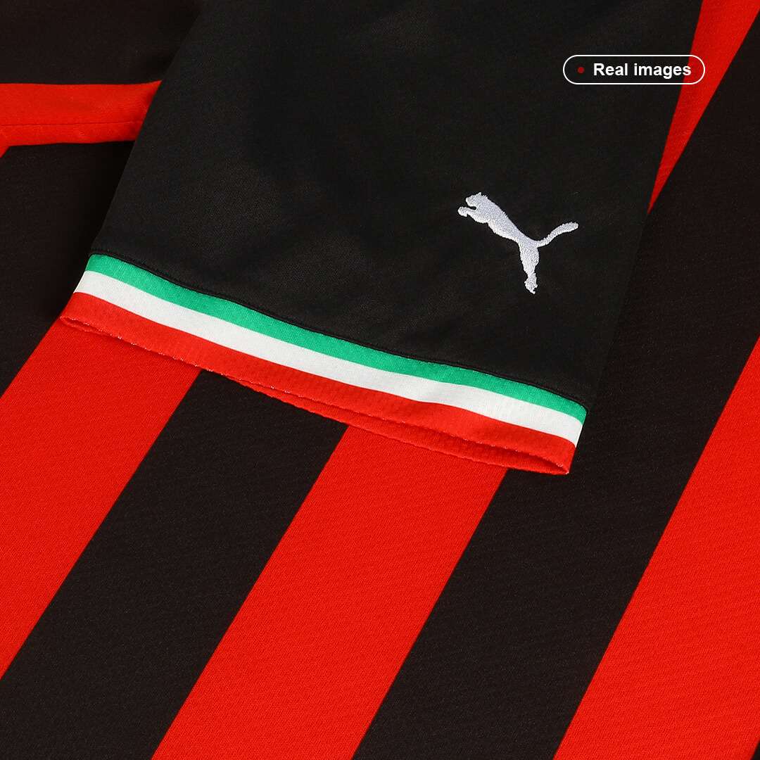 AC Milan Soccer Jersey Home Kit(Jersey+Shorts) Replica 2022/23