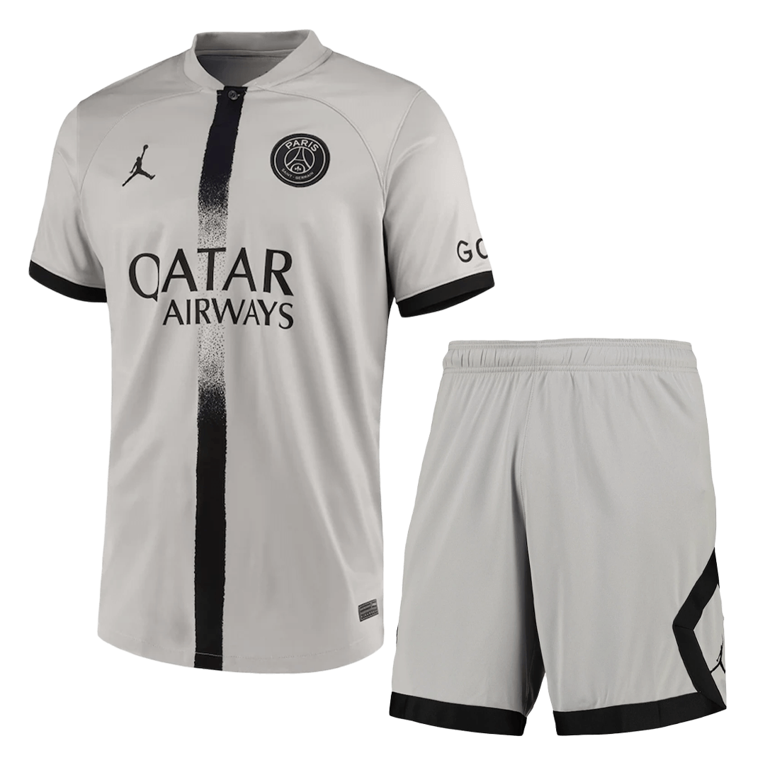 PSG Soccer Jersey Away Kit(Jersey+Shorts) 2022/23