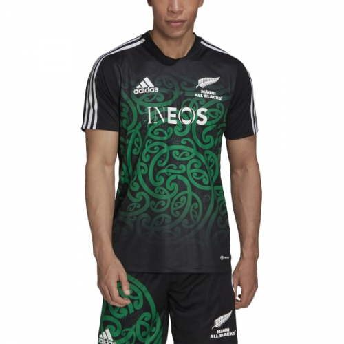 Maori All Blacks Rugby Performance T-Shirt 2022/23