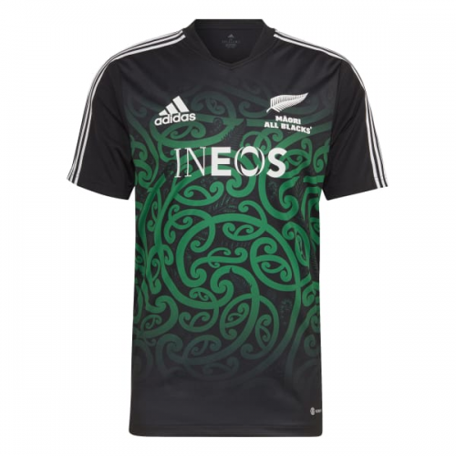 Maori All Blacks Rugby Performance T-Shirt 2022/23