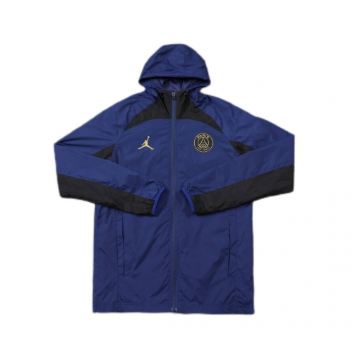 PSG Windbreaker Hoodie Jacket Navy 2022/23