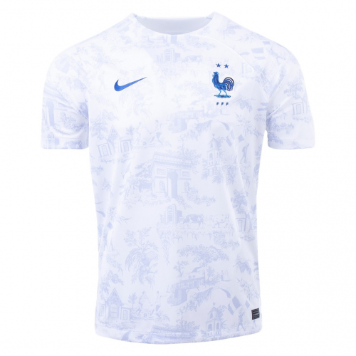 France Soccer Jersey Away Replica World Cup 2022
