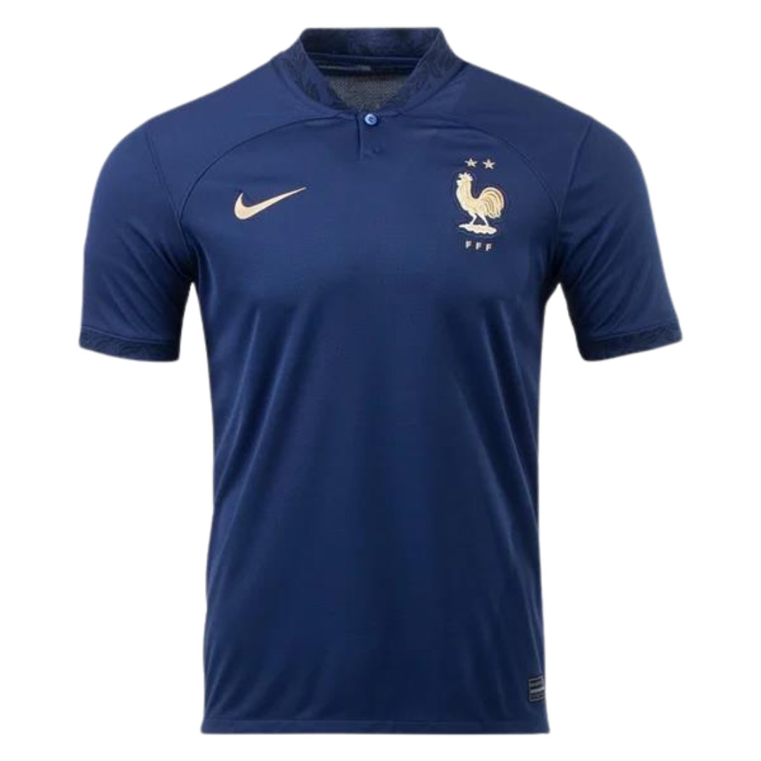 France Jersey Home Whole Kit(Jersey+Shorts+Socks) Replica World Cup 2022
