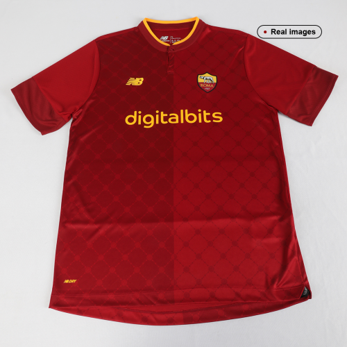 Roma Soccer Jersey Home Replica 2022/23