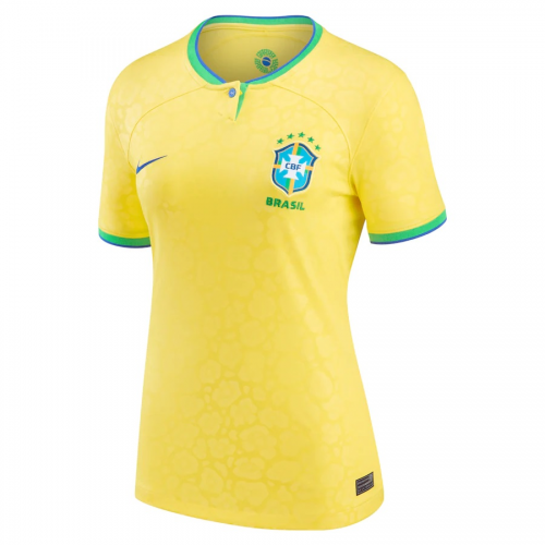 Brazil Women's Jersey Home Replica World Cup 2022