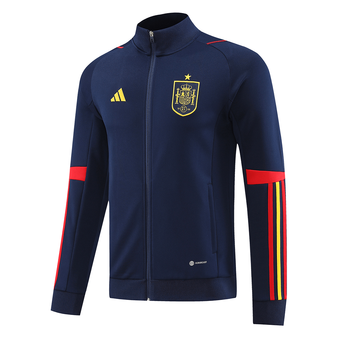 Spain Training Jacket Navy Replica 2022