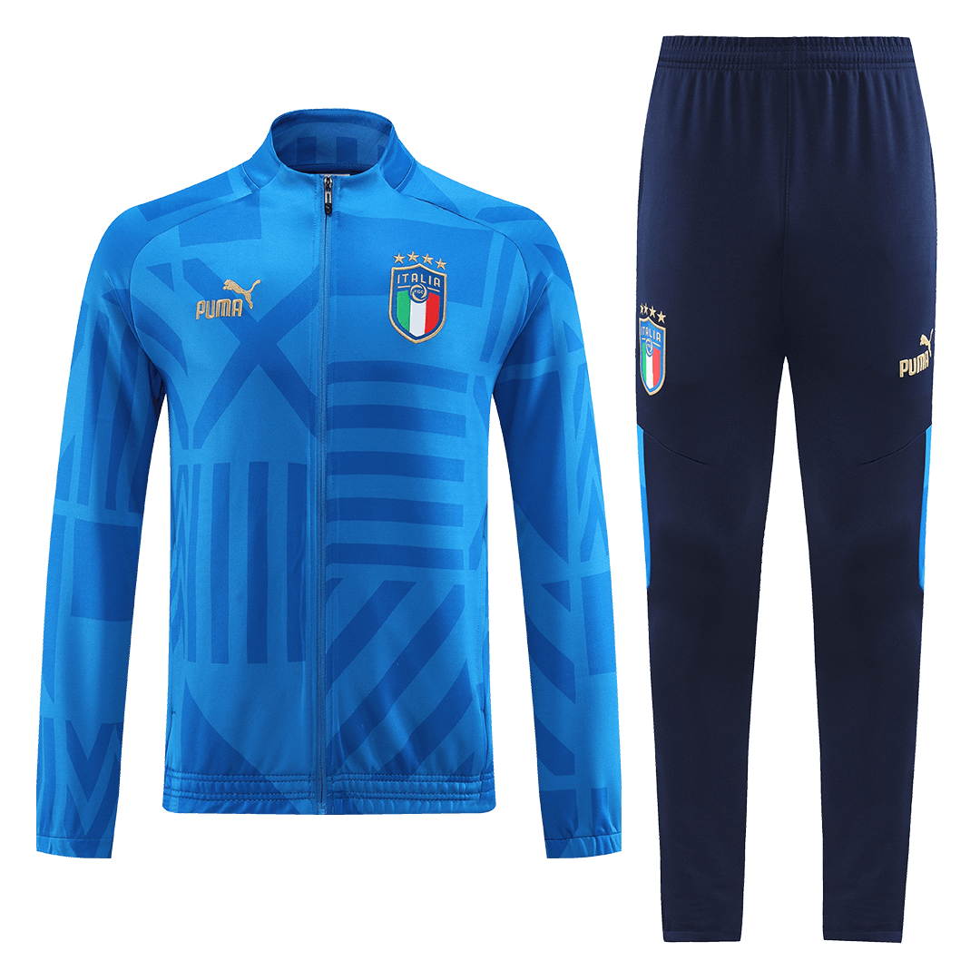 Italy Training Jacket Kit (Jacket+Pants) Blue Replica 2022