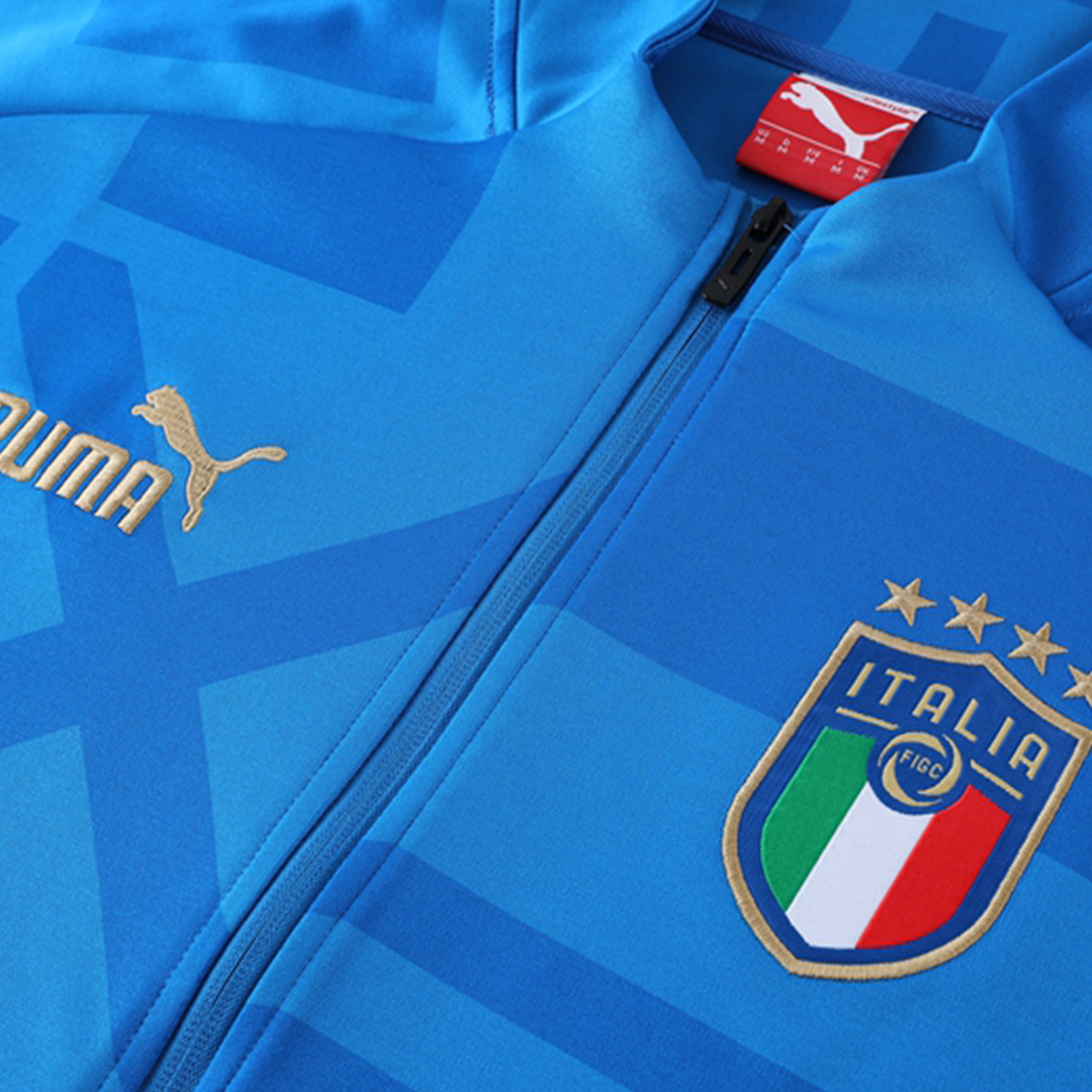 Italy Training Jacket Kit (Jacket+Pants) Blue Replica 2022