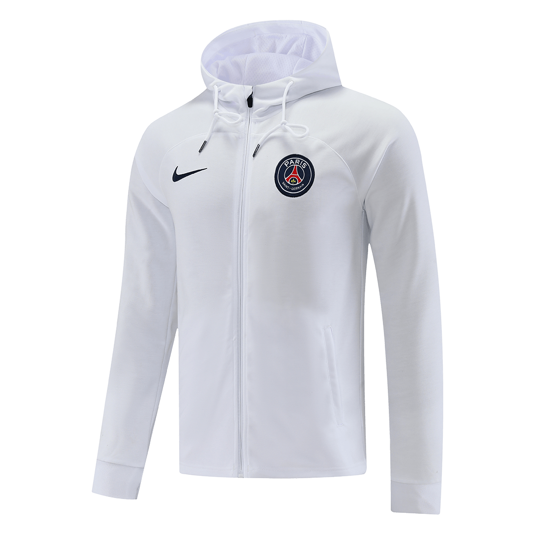 PSG Hoodie Sweatshirt Kit(Top+Pants) White Replica 2022/23