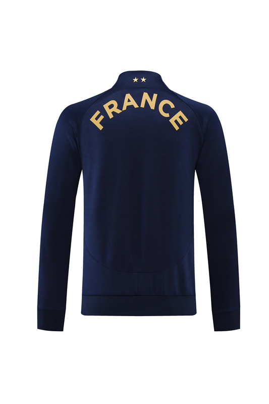 France Training Jacket Navy Replica 2022