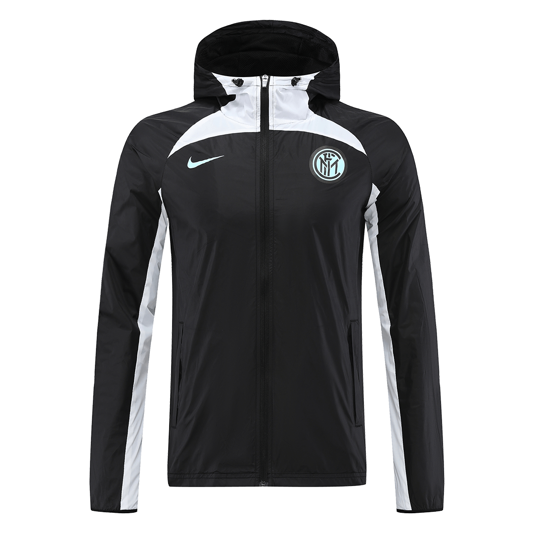 Inter Milan Windbreaker Hoodie Jacket Black 2022/23