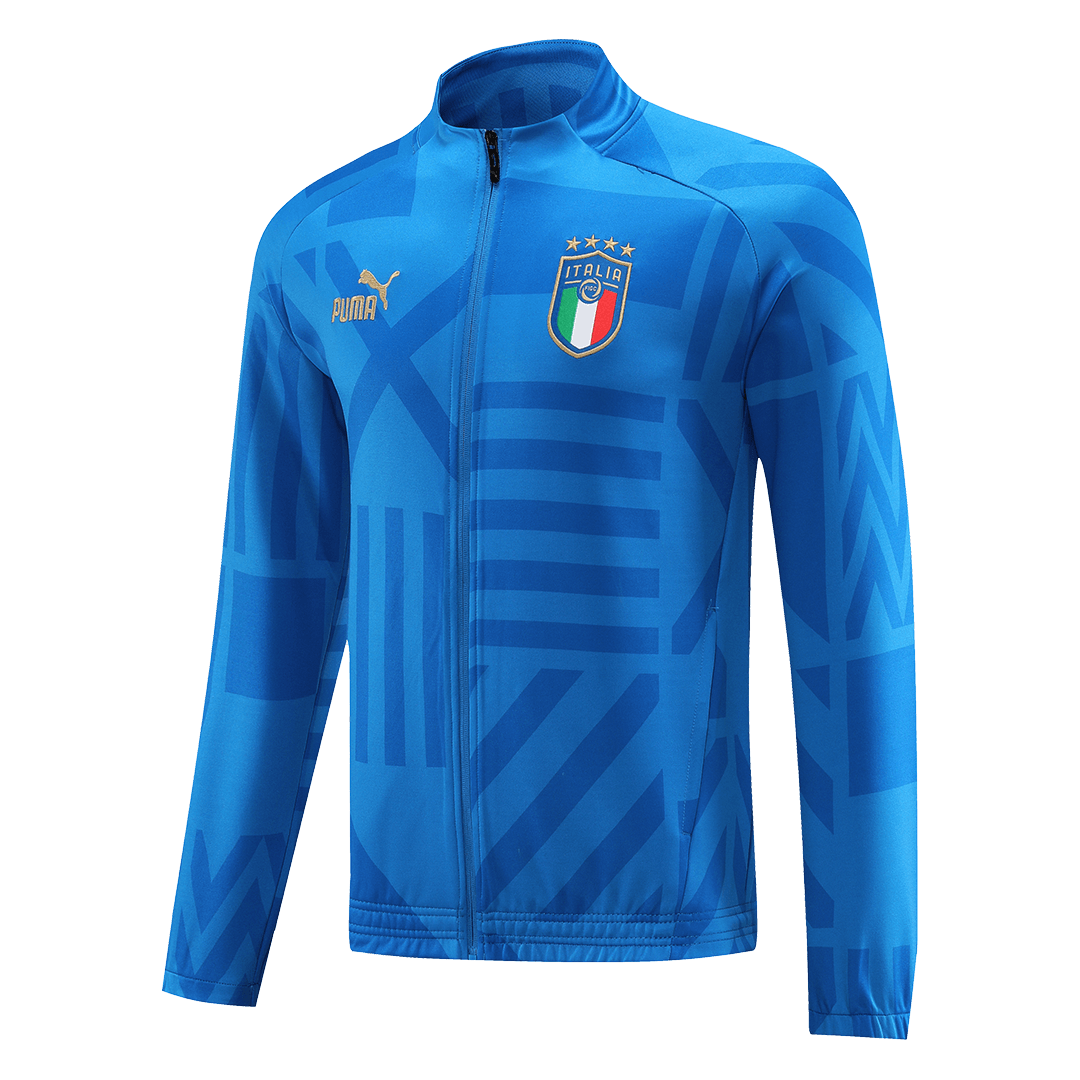 Italy Training Jacket Kit (Jacket+Pants) Blue Replica 2022