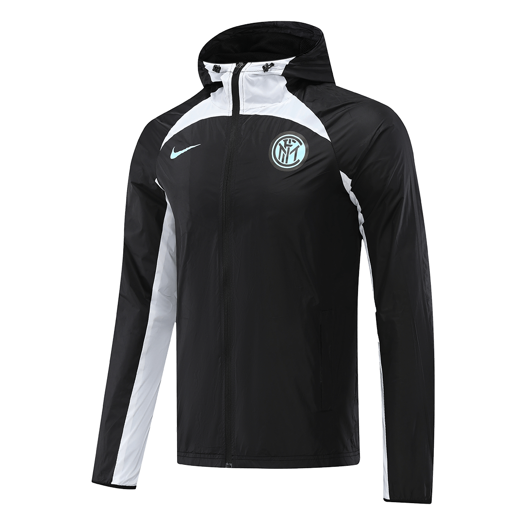 Inter Milan Windbreaker Hoodie Jacket Black 2022/23