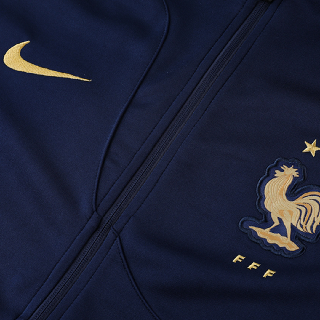 France Training Jacket Navy Replica 2022