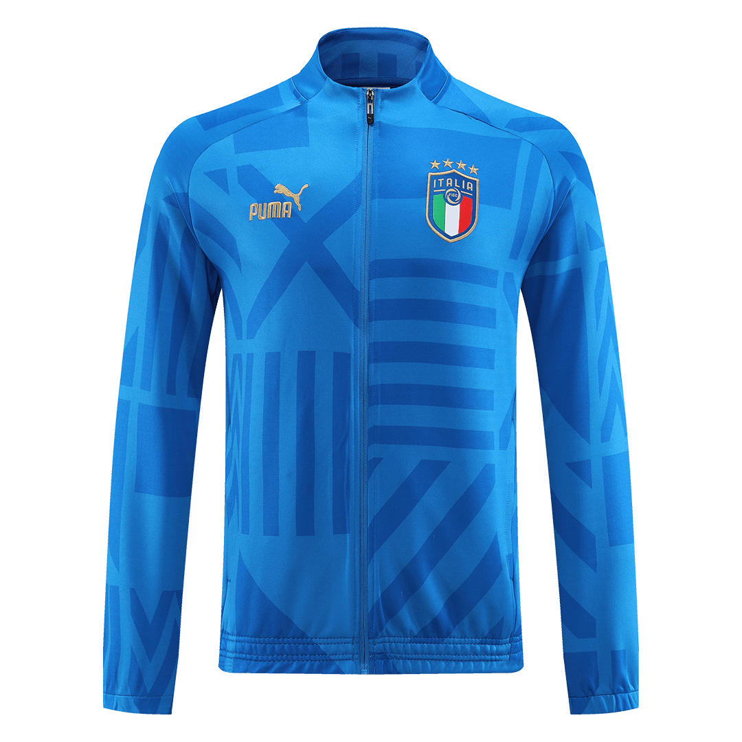 Italy Training Jacket Kit (Jacket+Pants) Blue Replica 2022