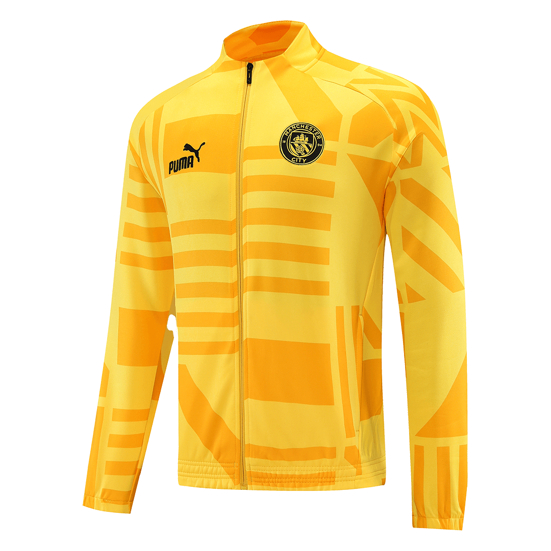 Manchester City Training Jacket Yellow Replica 2022/23