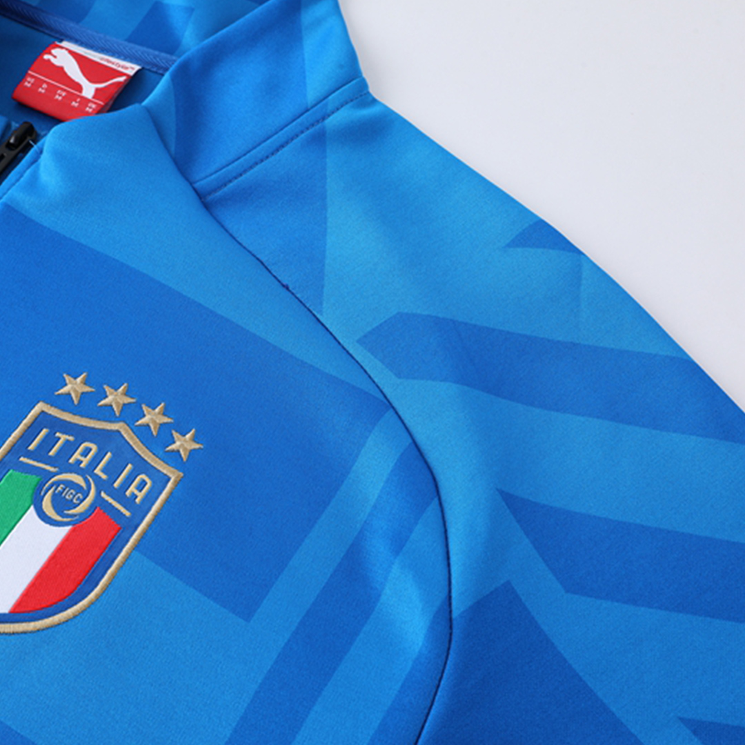 Italy Training Jacket Kit (Jacket+Pants) Blue Replica 2022