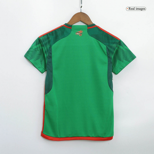 Mexico Kids Jersey Home Kit (Jersey+Short) Replica World Cup 2022