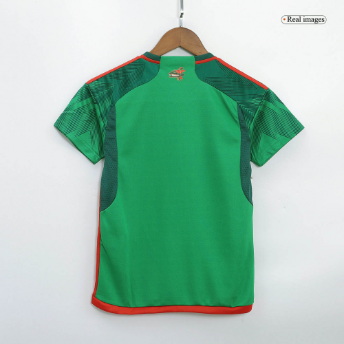 Mexico Kids Jersey Home Kit (Jersey+Short) World Cup 2022