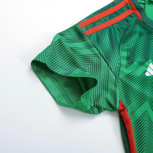 Mexico Kids Jersey Home Kit (Jersey+Short) Replica World Cup 2022