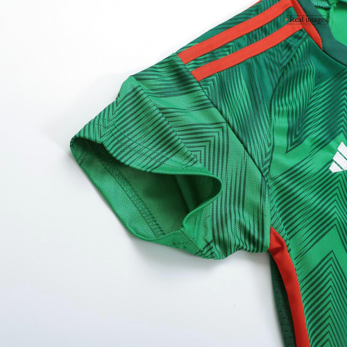 Mexico Kids Jersey Home Kit (Jersey+Short) World Cup 2022