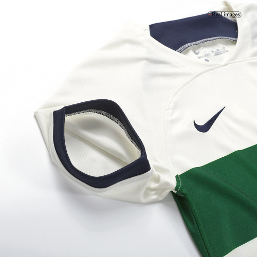 Portugal Kids Jersey Away Kit(Jersey+Shorts) 2022