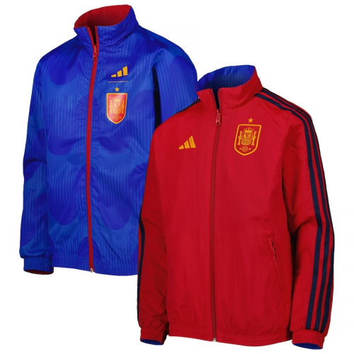 Spain Reversible Anthem Track Jacket Blue/Red World Cup 2022