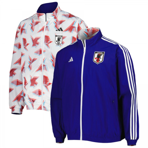 Japan Reversible Anthem Track Jacket White/Blue World Cup 2022