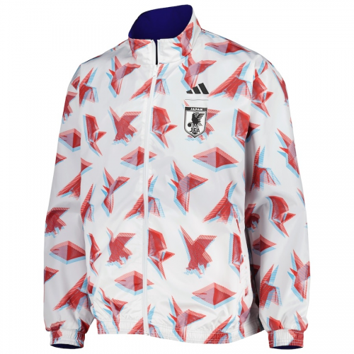 Japan Reversible Anthem Track Jacket White/Blue World Cup 2022