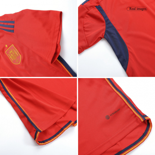 Spain Soccer Jersey Home Replica World Cup 2022