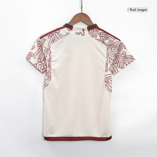 Mexico Kids Jersey Away Kit(Jersey+Shorts) Replica World Cup 2022