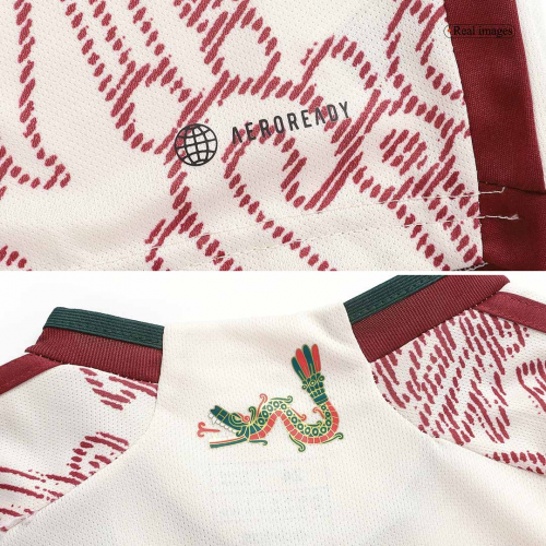 Mexico Kids Jersey Away Kit(Jersey+Shorts) World Cup 2022