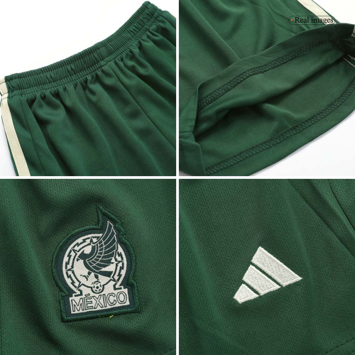 Mexico Kids Jersey Away Kit(Jersey+Shorts) World Cup 2022