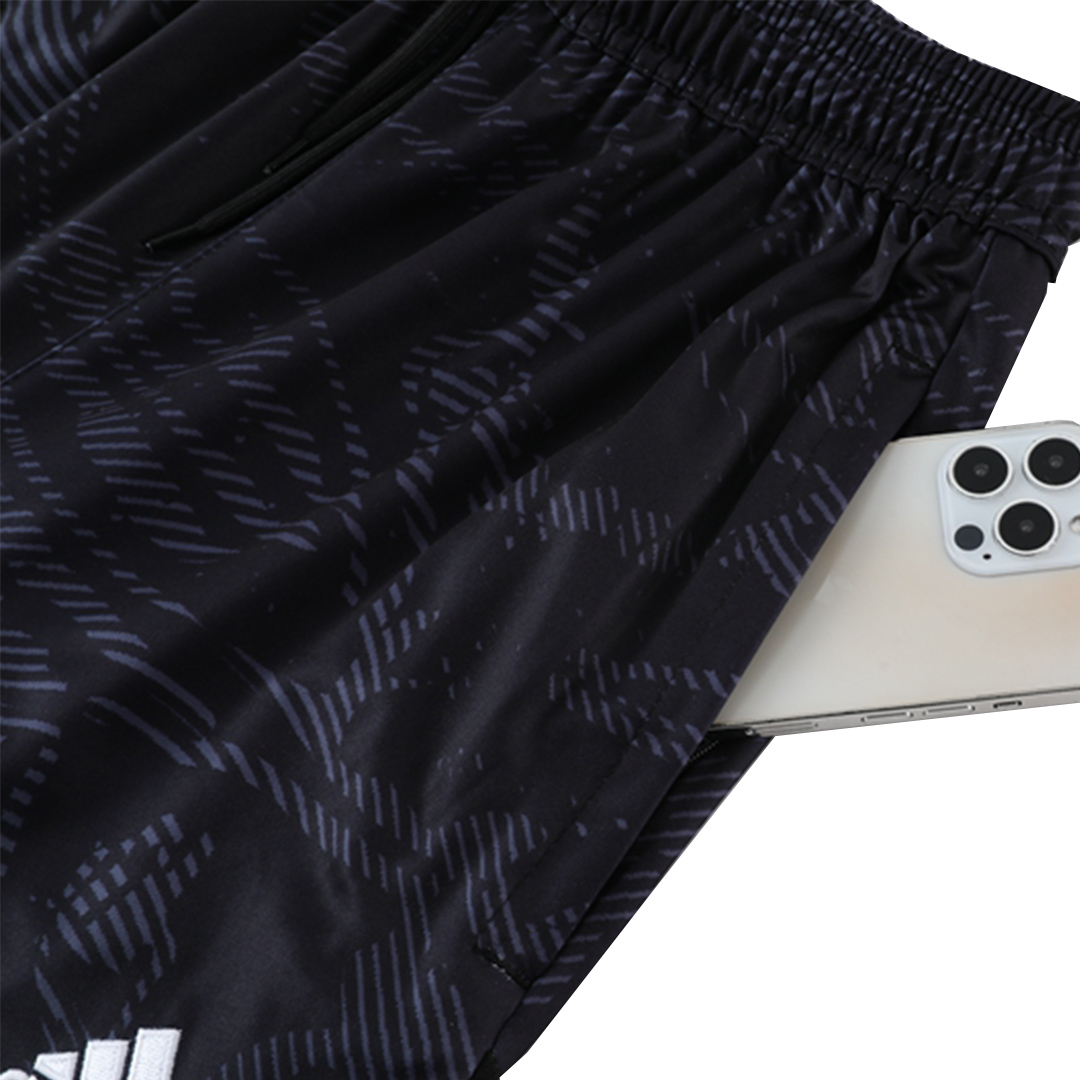 Manchester United Zipper Sweatshirt Kit(Top+Pants) Black 2022/23