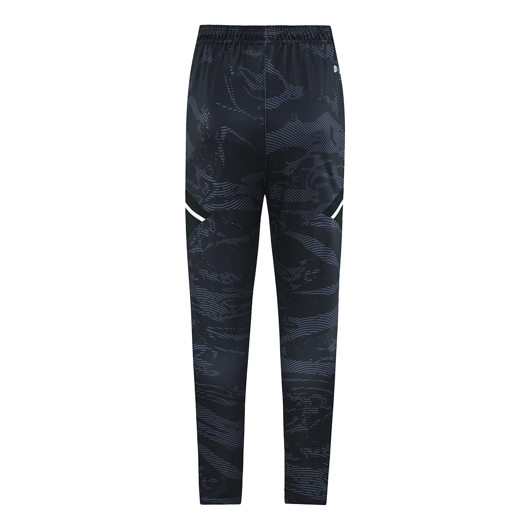 Manchester United Zipper Sweatshirt Kit(Top+Pants) Black 2022/23