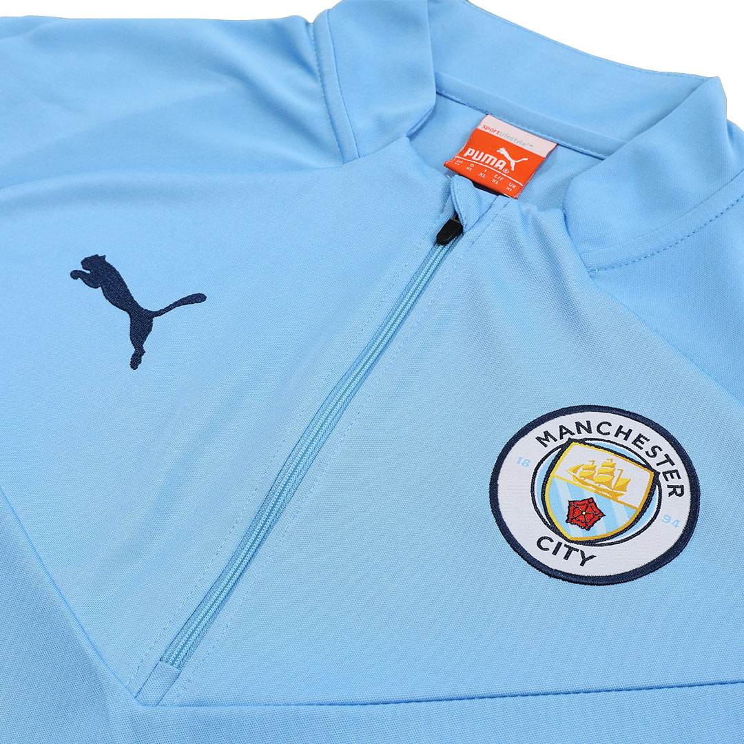 Manchester City Sweatshirt Kit(Top+Pants) Blue 2022/23