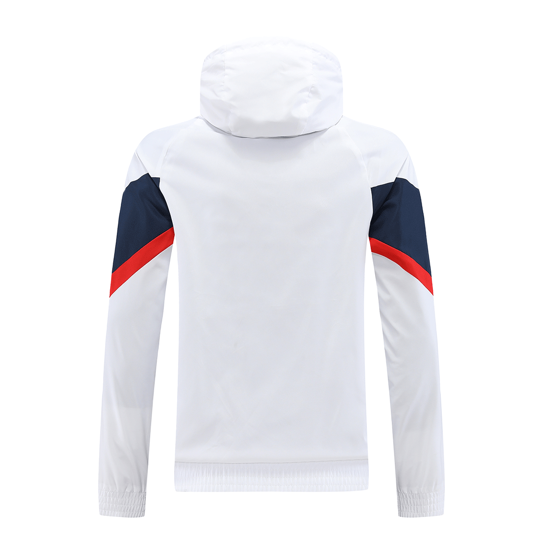 Liverpool Windbreaker Hoodie Jacket White 2022/23