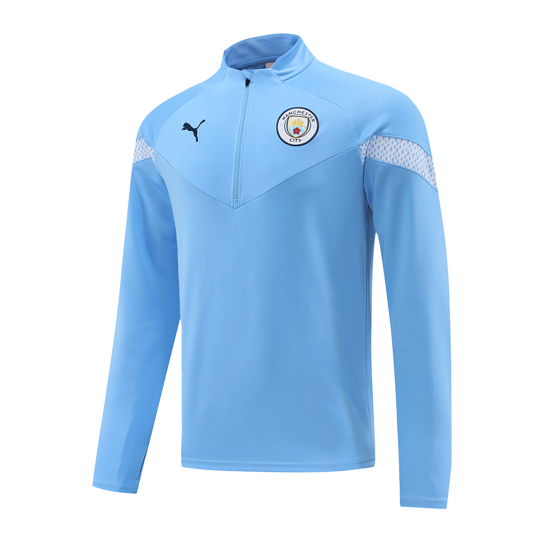 Manchester City Sweatshirt Kit(Top+Pants) Blue 2022/23