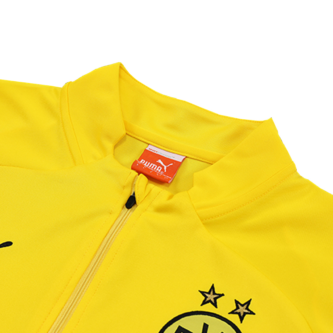 Borussia Dortmund Zipper Sweatshirt Kit(Top+Pants) Yellow 2022/23