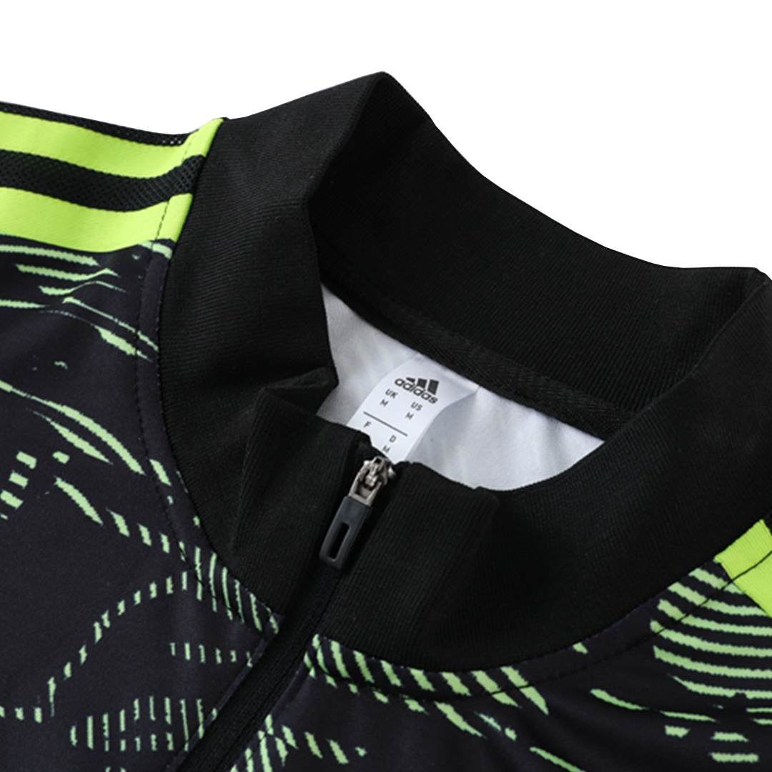 Manchester United Zipper Sweatshirt Kit(Top+Pants) Black 2022/23