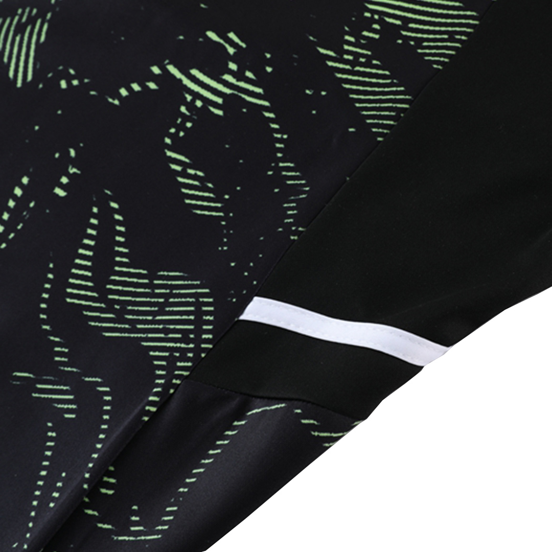 Manchester United Zipper Sweatshirt Kit(Top+Pants) Black 2022/23
