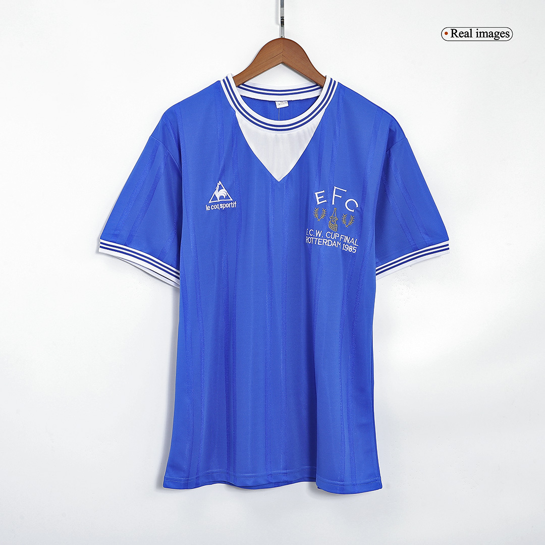 Everton ECWC Final Retro Jersey Home Replica 1985