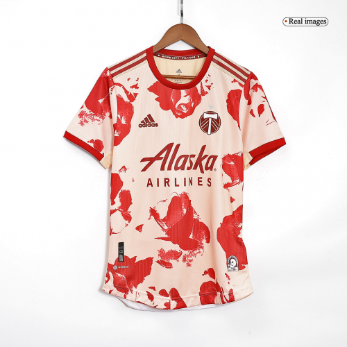 Portland Timbers Soccer Jersey Heritage Rose Kit (Player Version) 2022