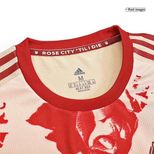 Portland Timbers Soccer Jersey Heritage Rose Kit (Player Version) 2022