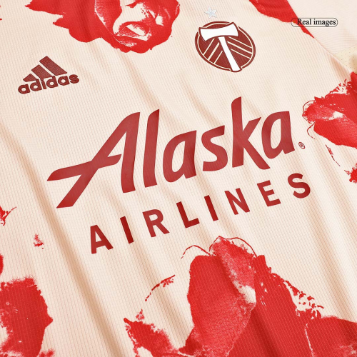 Portland Timbers Soccer Jersey Heritage Rose Kit (Player Version) 2022